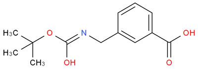 Kwas 3-(((tert-butoksykarbonylo)amino)metylo)benzoesowy CAS 117445-22-4
